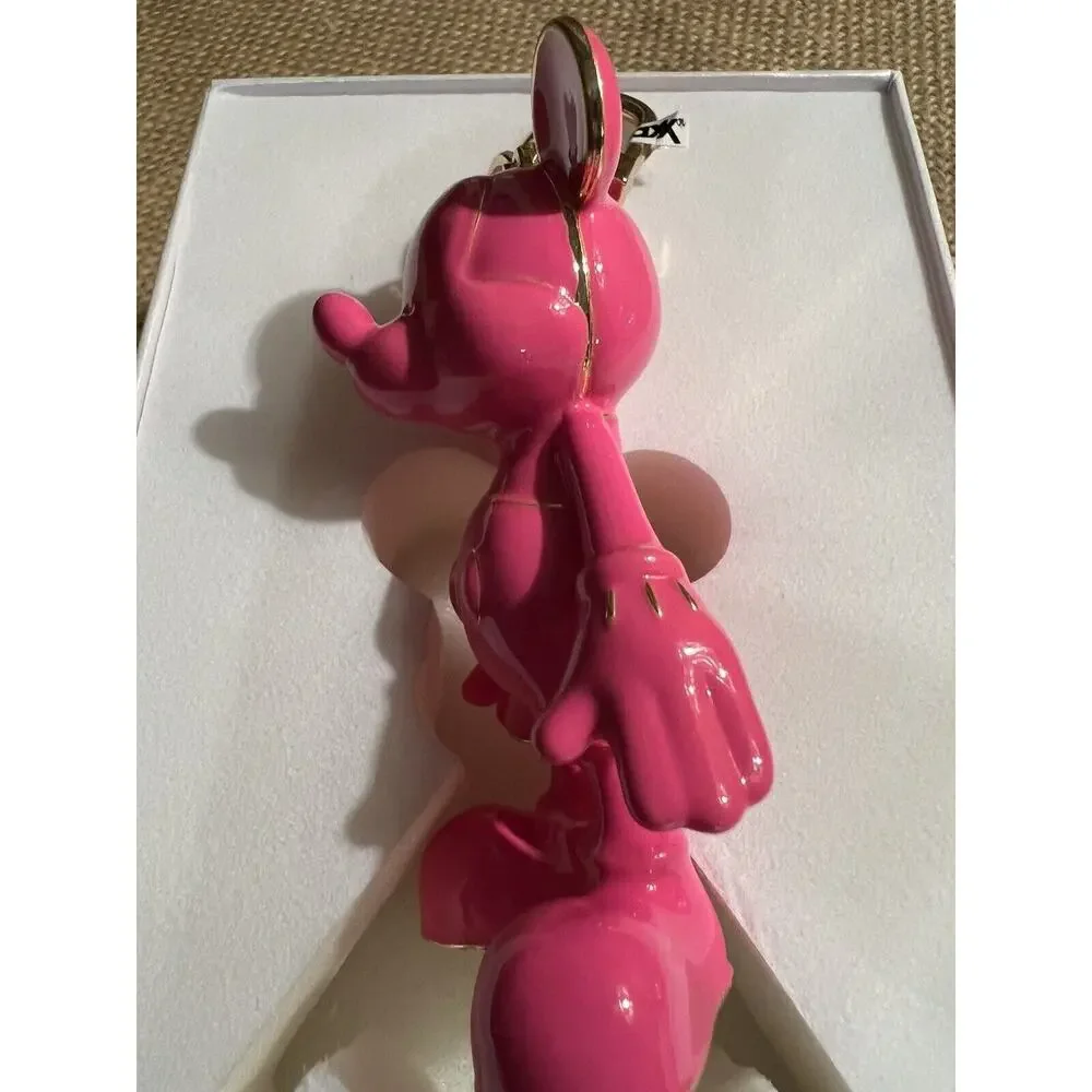 Disney X Baublebar Hot Pink Mickey Mouse Bag Charm Keychain -Rare/HTF